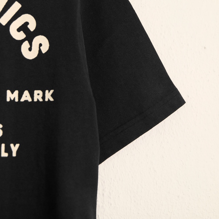 Printed Vintage Tee Black 5